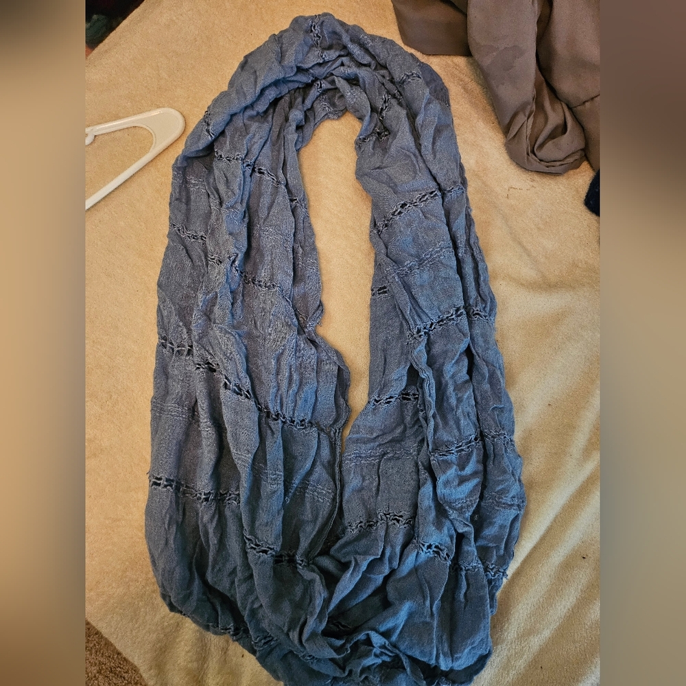 Chambray Infinity Scarf